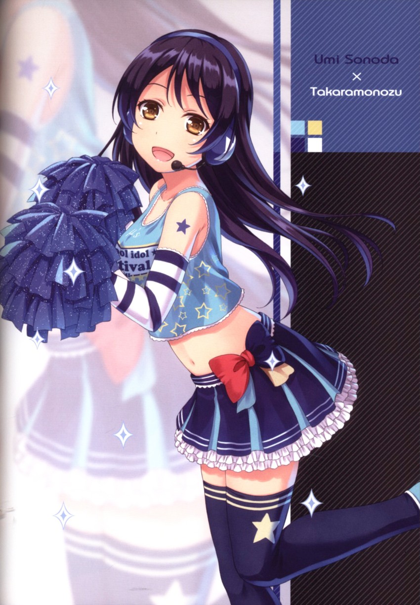 sonoda umi (love live! and 2 more) drawn by uehara_yukihiko
