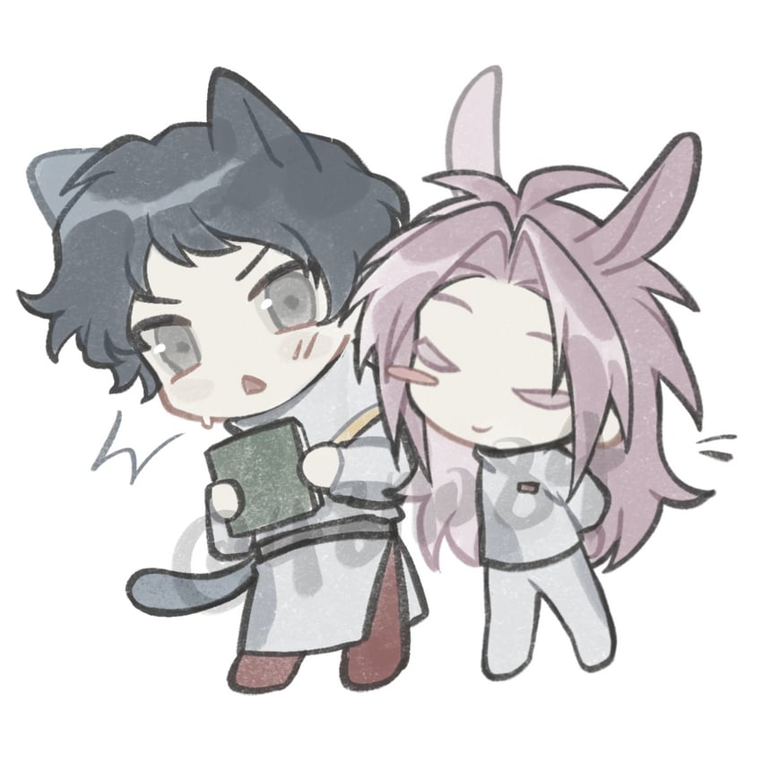 hatsutori hajime and utsugi noriyuki (saibou shinkyoku) drawn by chunaizhanshi23057