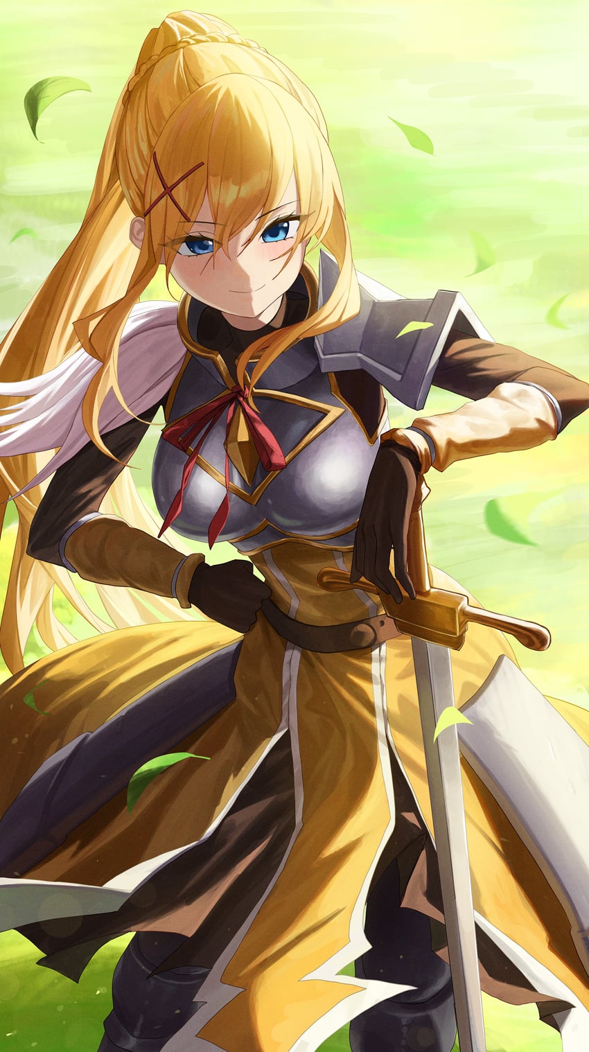 darkness (kono subarashii sekai ni shukufuku wo!) drawn by re_naya
