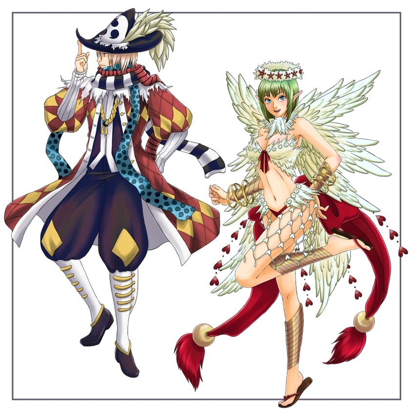 wanderer and minstrel (ragnarok online) drawn by hi_(ibisf5umauma)