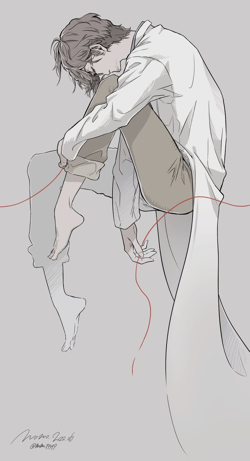 maruki takuto (persona and 2 more) drawn by nono_ppppp