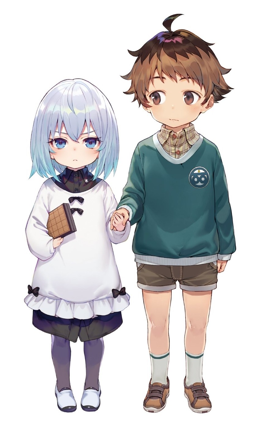 sora ginko and kuzuryuu yaichi (ryuuou no oshigoto!) drawn by shirabi