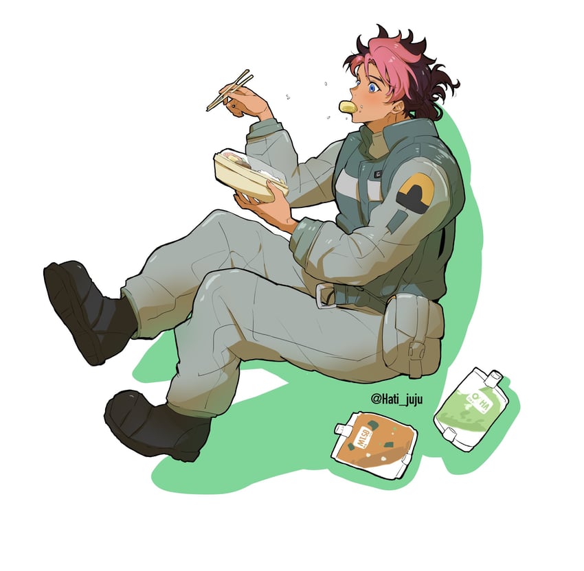 guel jeturk (gundam and 1 more) drawn by hati_juju
