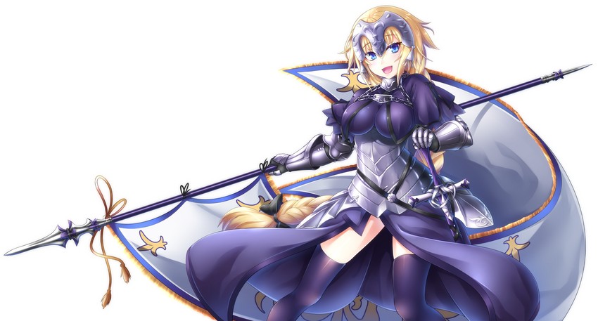 jeanne d'arc (fate and 2 more) drawn by renreteya
