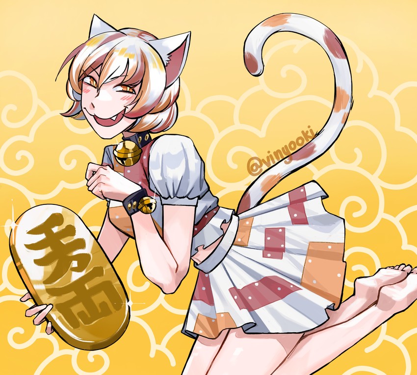 goutokuji mike (touhou and 1 more) drawn by vinyooki