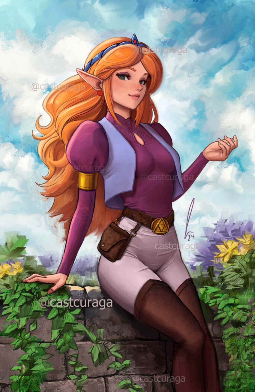 princess zelda (the legend of zelda) drawn by justin_paul