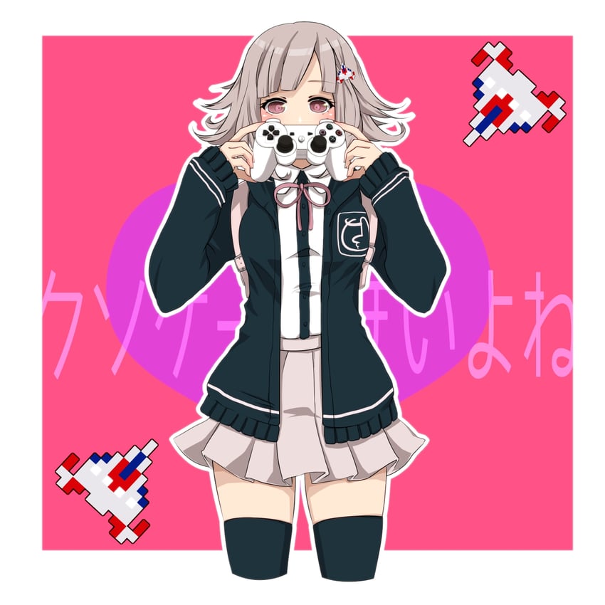 nanami chiaki (danganronpa and 2 more) drawn by ruca_(ci_zo)