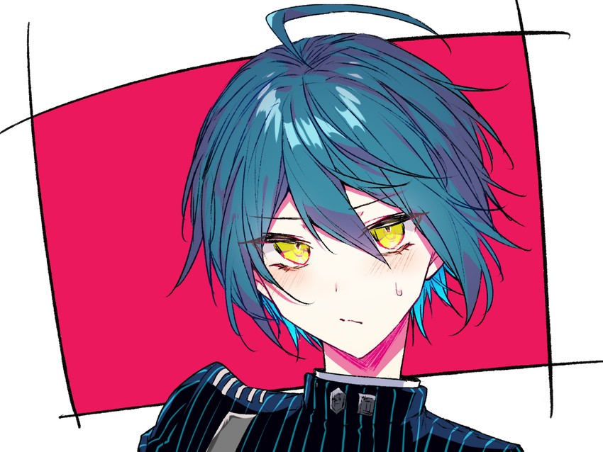 saihara shuichi (danganronpa and 1 more) drawn by goto_(sep)