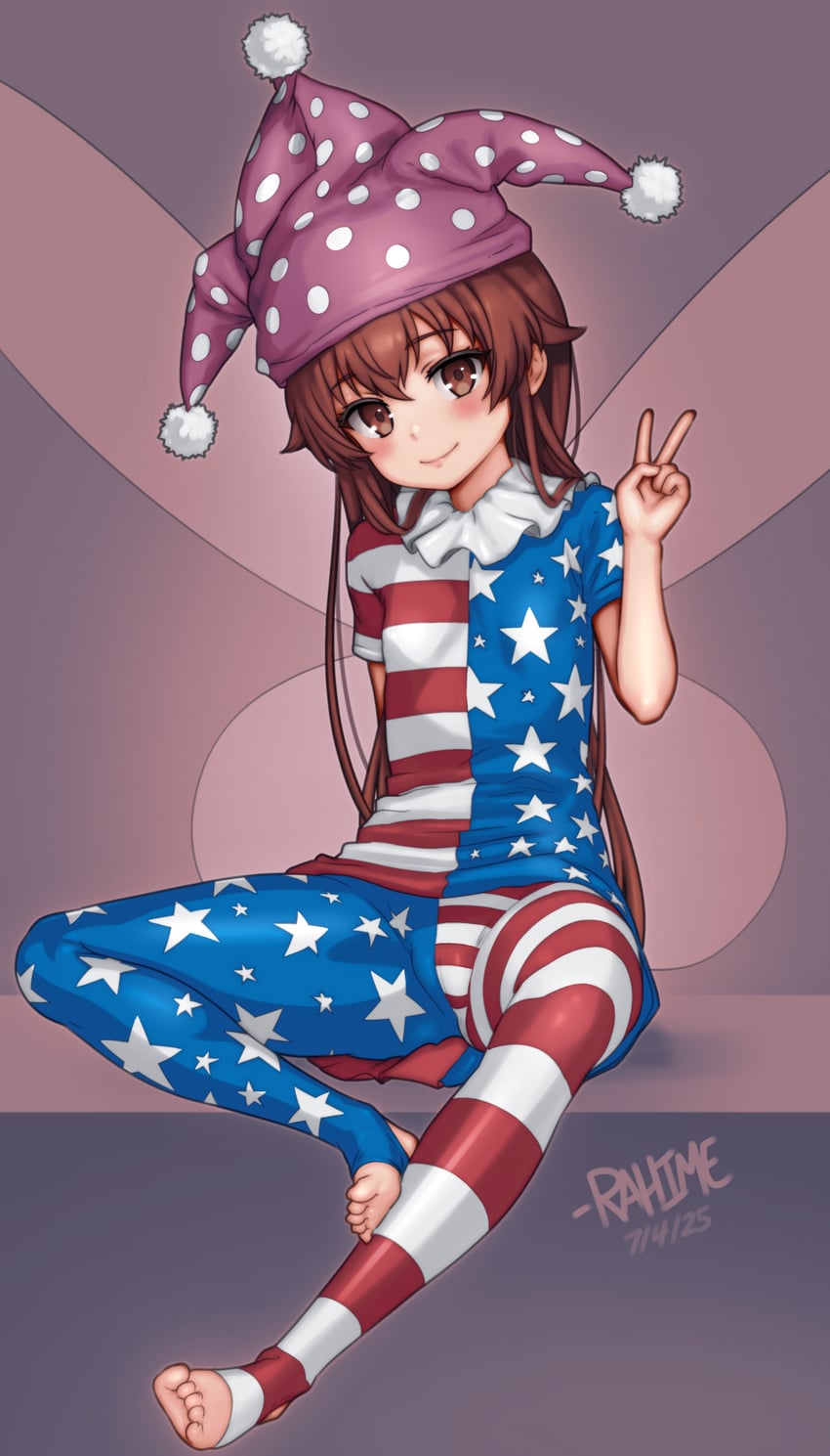 clownpiece and eris greyrat (touhou and 1 more) drawn by rahime