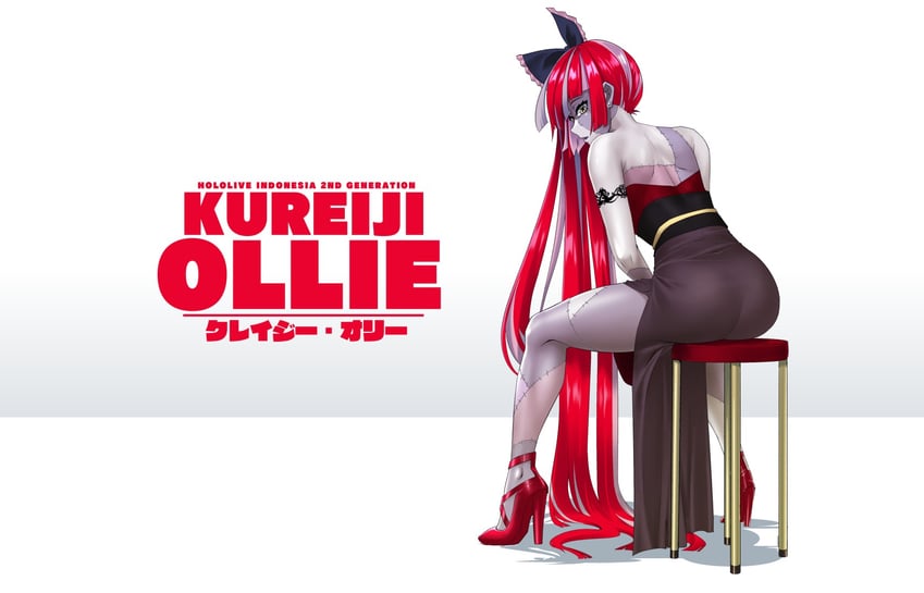 kureiji ollie (hololive and 1 more) drawn by pandoo