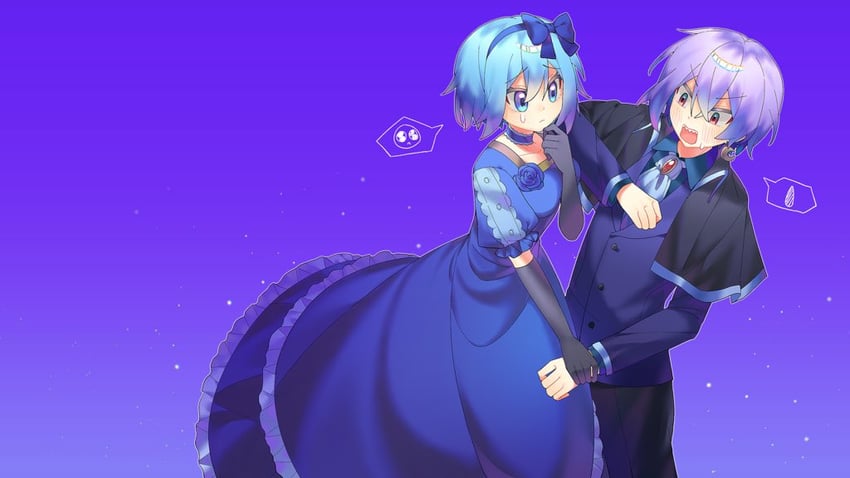 claire elford and sirius gibson (witch's heart) drawn by kawayoreve