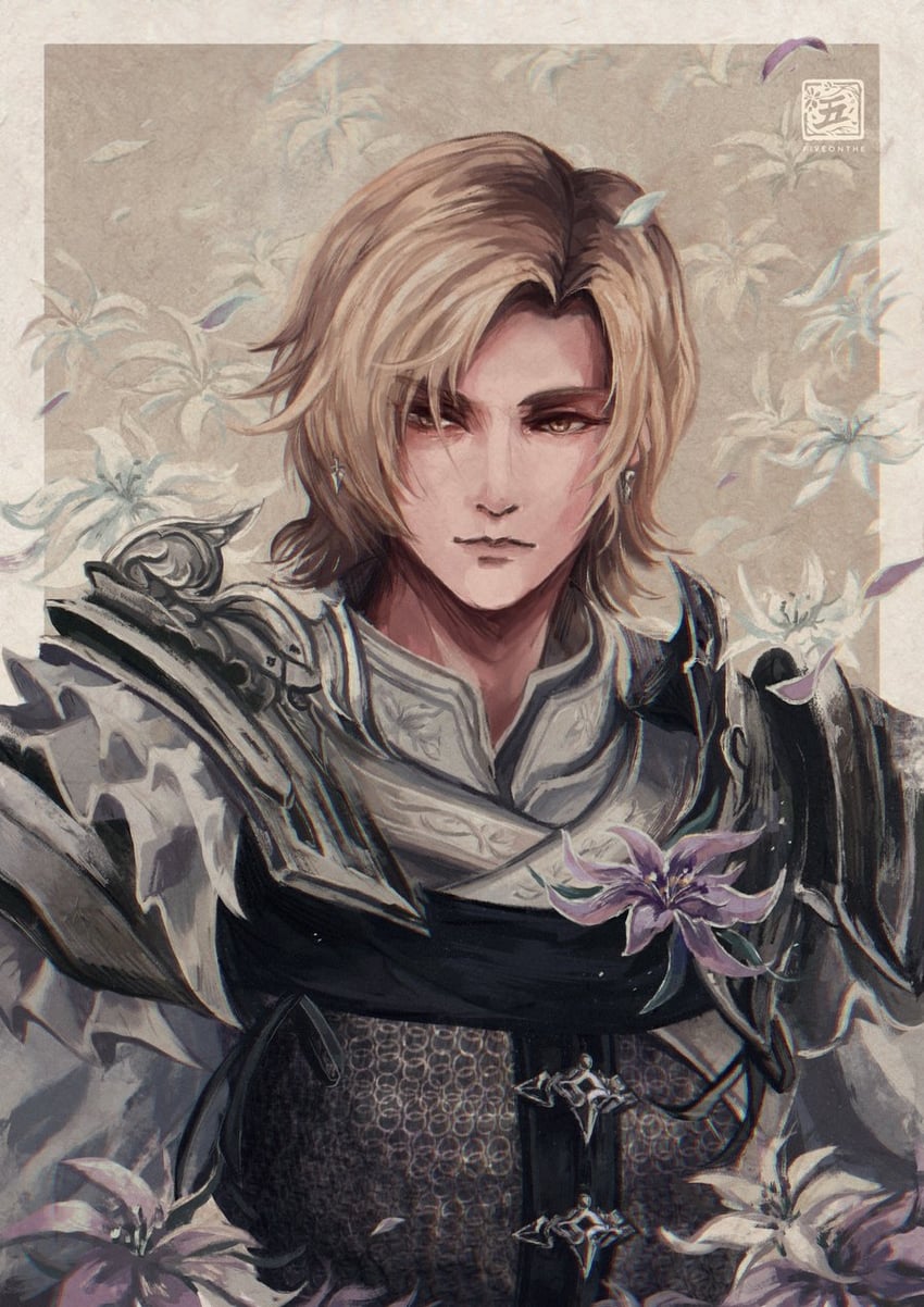 dion lesage (final fantasy and 1 more) drawn by fiveonthe
