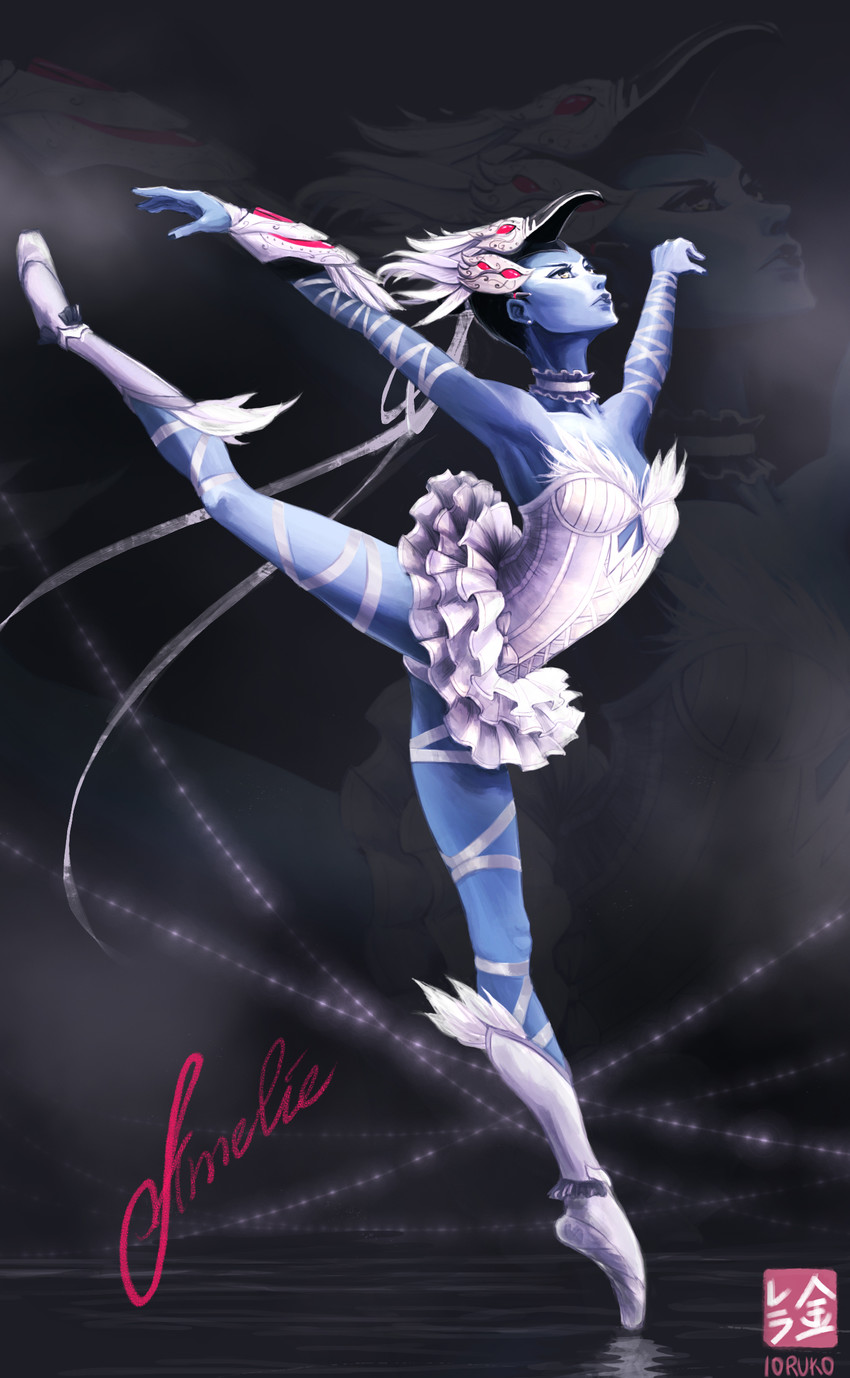 widowmaker and odette widowmaker (overwatch and 2 more) drawn by ioruko