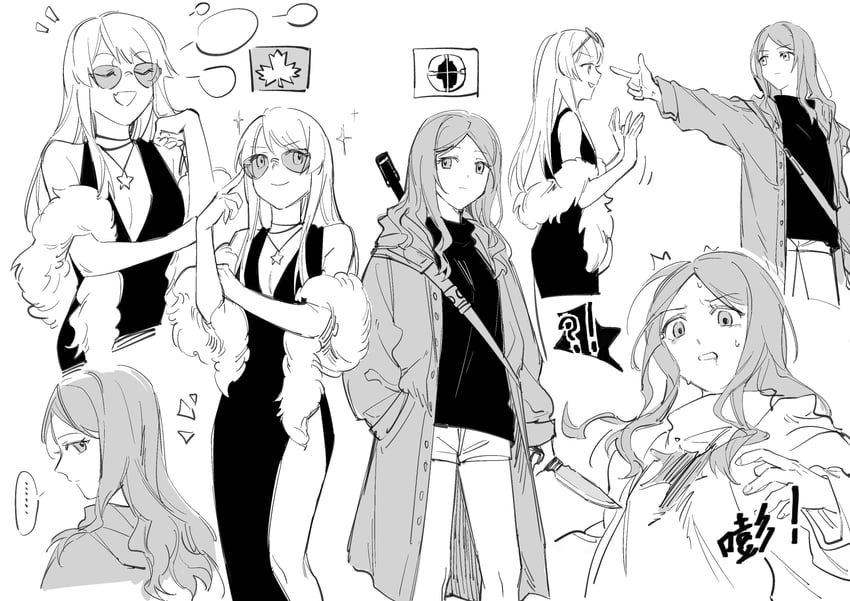 chihaya anon and nagasaki soyo (bang dream! and 1 more)