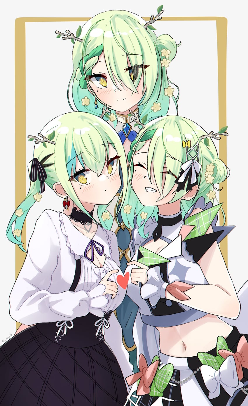 ceres fauna (hololive and 1 more) drawn by magui3