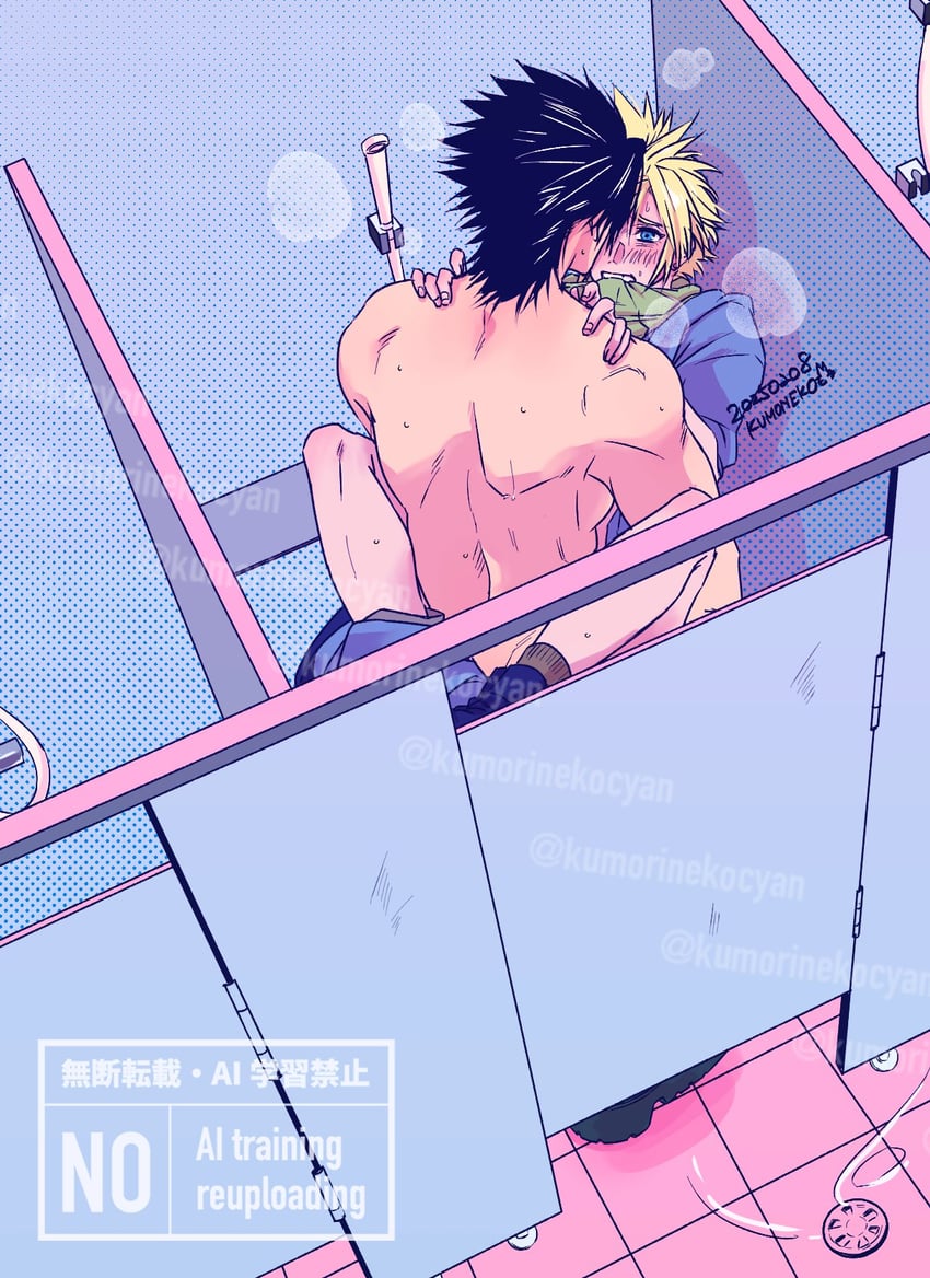 cloud strife and zack fair (final fantasy and 2 more) drawn by kumorinekocyan