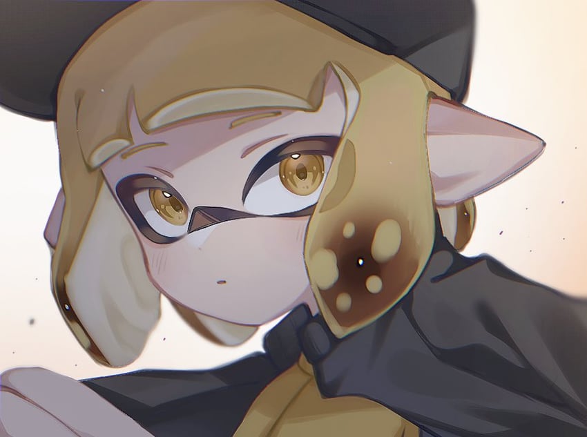 inkling player character and inkling girl (splatoon) drawn by yn_uo0