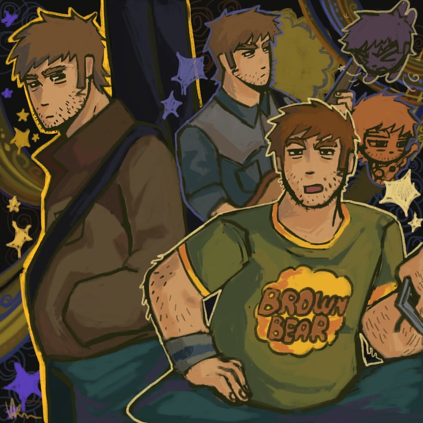 stephen stills (scott pilgrim takes off and 1 more) drawn by katycatdoodles