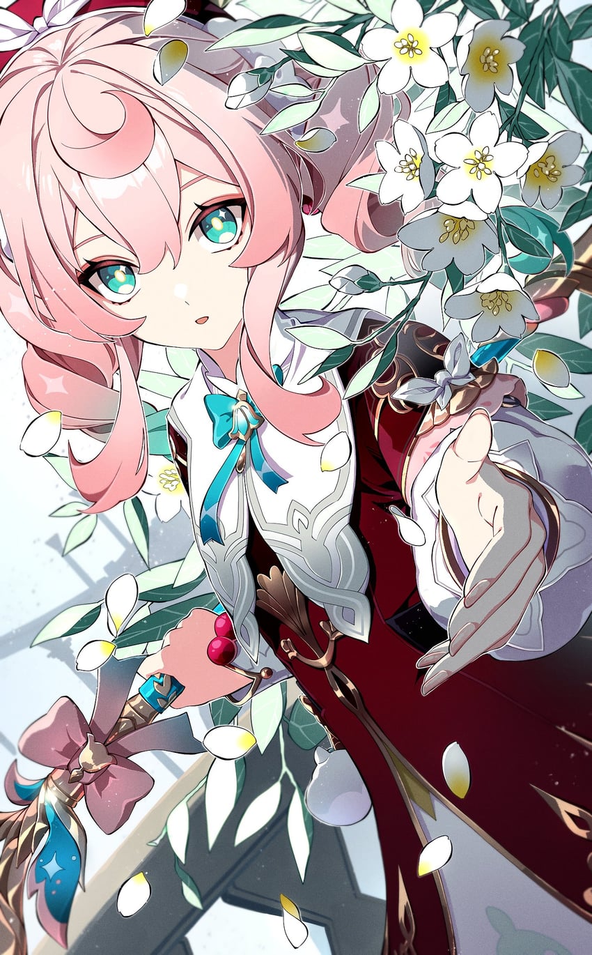 hyacine (honkai and 1 more) drawn by cha_hanare