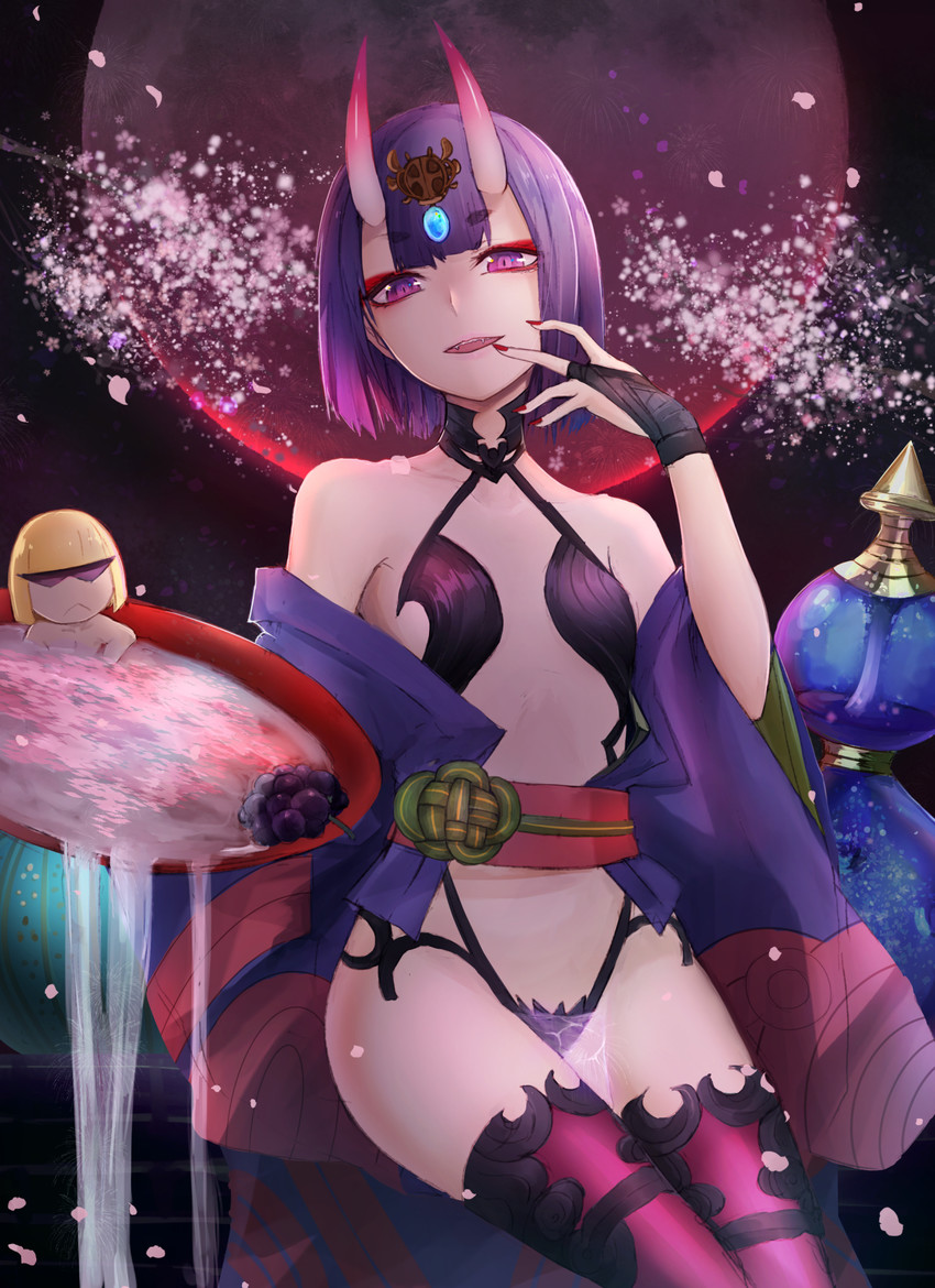 shuten douji and sakata kintoki (fate and 1 more) drawn by yukihama
