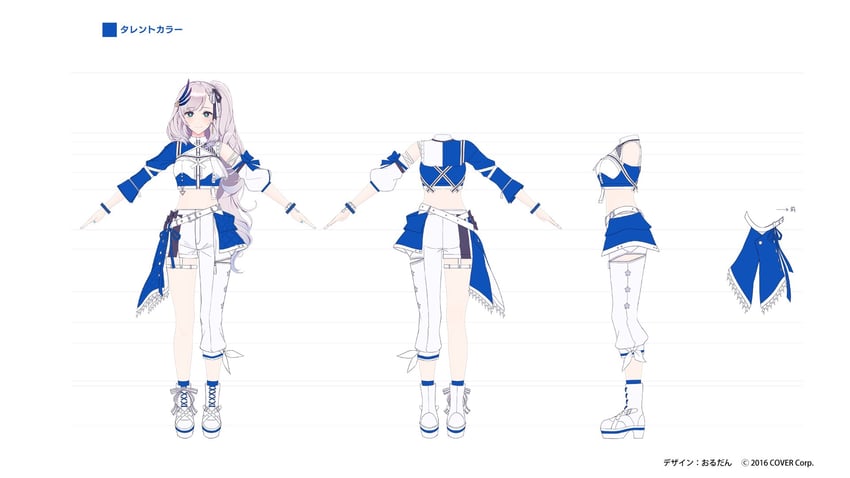pavolia reine (hololive and 1 more) drawn by amagai_tarou