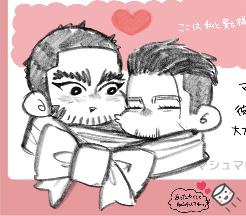 ogata hyakunosuke and tanigaki genjirou (golden kamuy) drawn by kasuke_(li_tgknk)