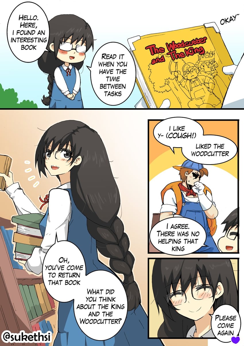 pete and maria (bokujou monogatari and 2 more) drawn by komikuse