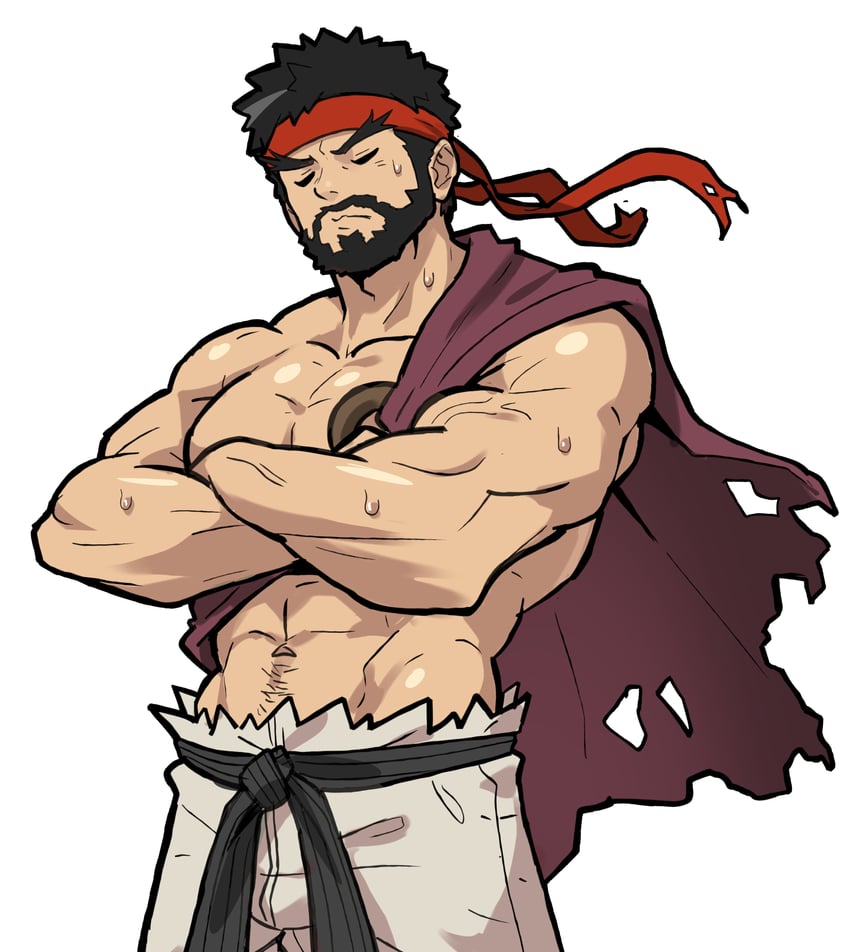 ryu (street fighter and 1 more) drawn by sach56000
