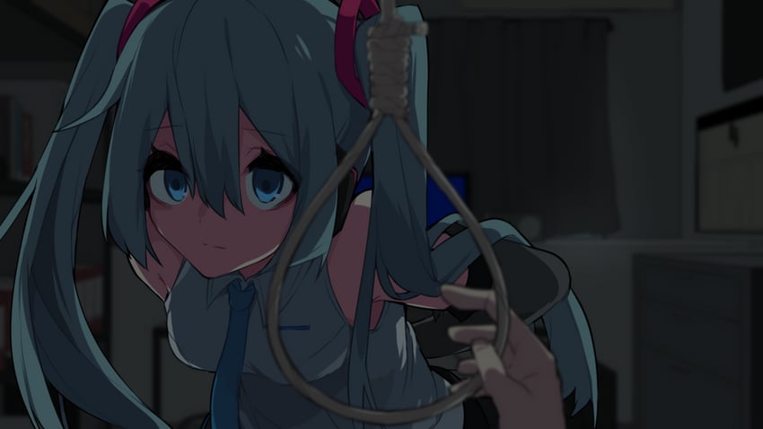 hatsune miku (vocaloid) drawn by shitoo