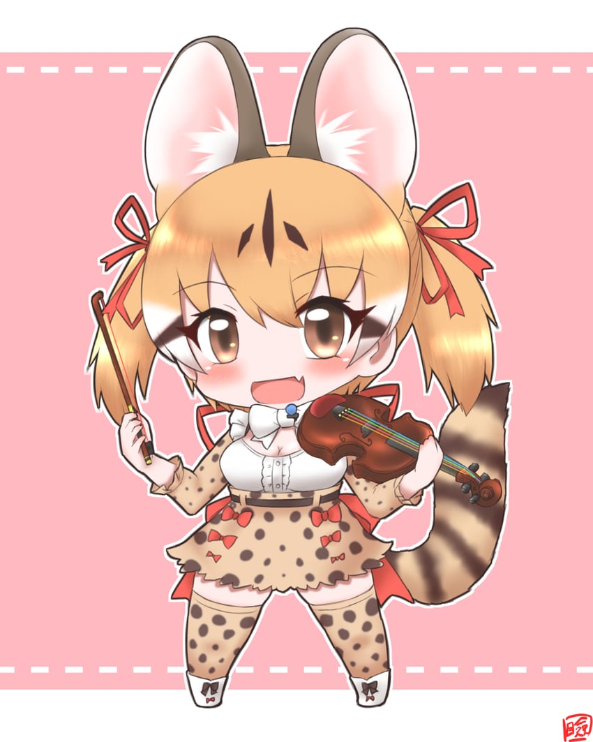 large-spotted genet (kemono friends and 1 more) drawn by mabuta_(mbt)