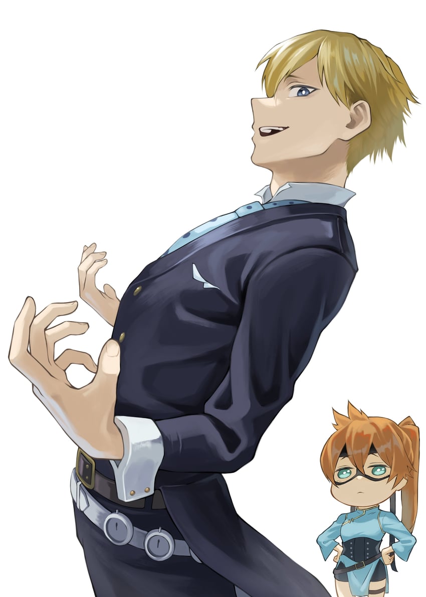 kendo itsuka and monoma neito (boku no hero academia) drawn by fengling_(furin-jp)