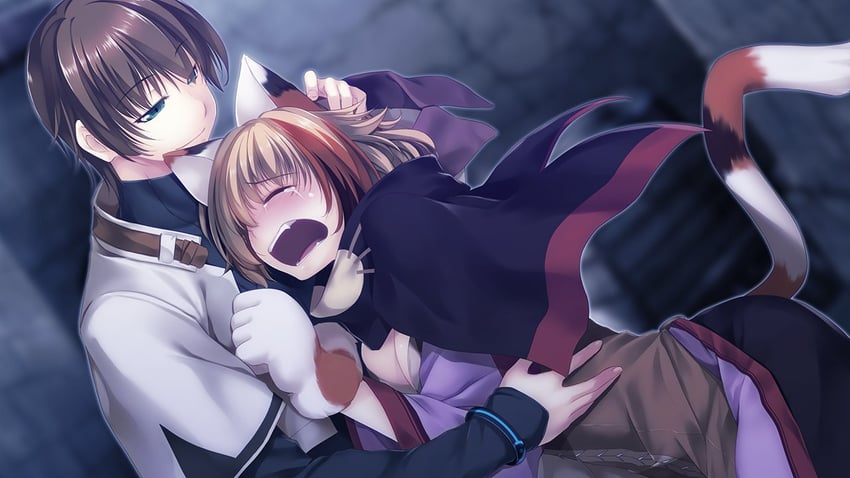 alto travers and feline sora (wizards symphony) drawn by atelier-moo
