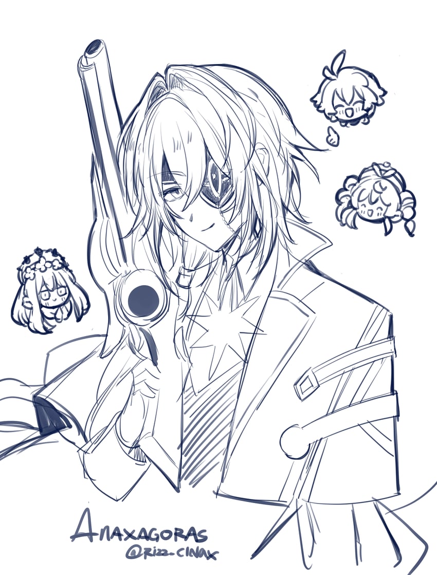 castorice, phainon, anaxa, and hyacine (honkai and 1 more) drawn by yoshiko_(rizz_cinax)