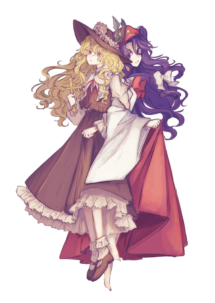 hourai doll, jacket girl, and label girl (touhou and 1 more) drawn by uzumibi
