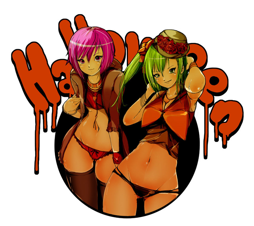 kitami erika and nyah (bemani and 1 more) drawn by bath_(dera-x!!)