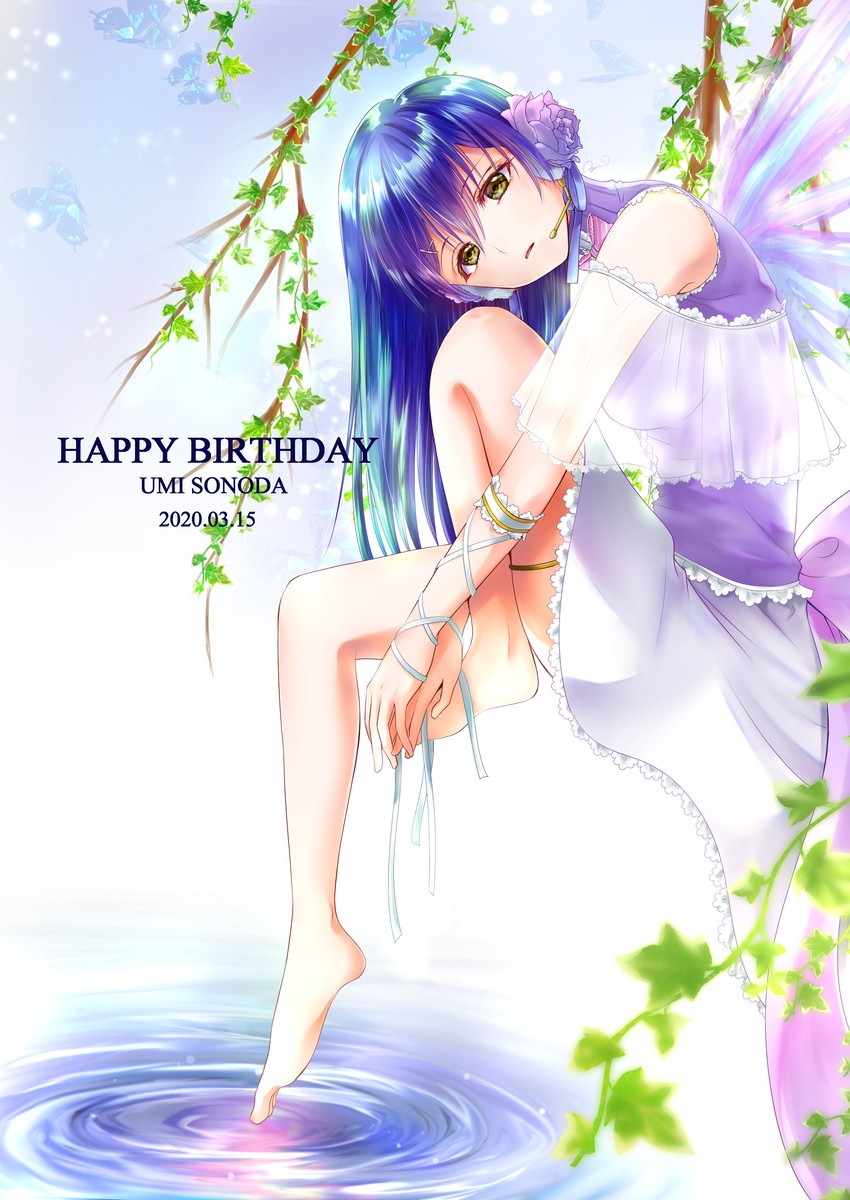 sonoda umi (love live! and 2 more) drawn by ayamu_(igakato)
