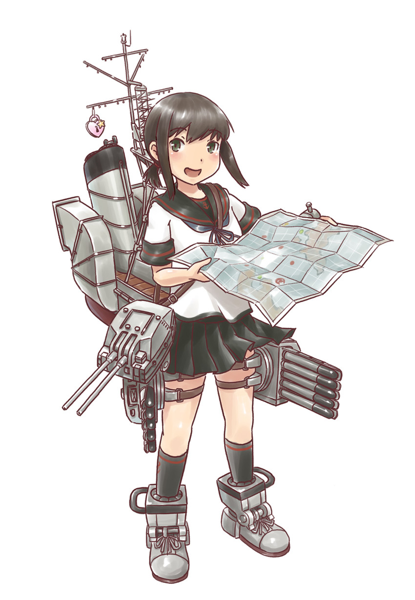 fubuki and fubuki kai ni (kantai collection) drawn by karasu_(naoshow357)