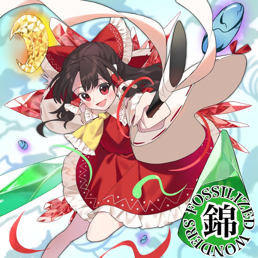 hakurei reimu (touhou and 1 more) drawn by keiki8296