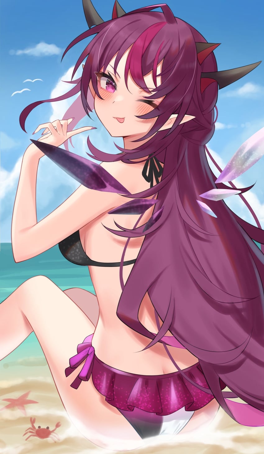 irys (hololive and 1 more) drawn by aotake_iro