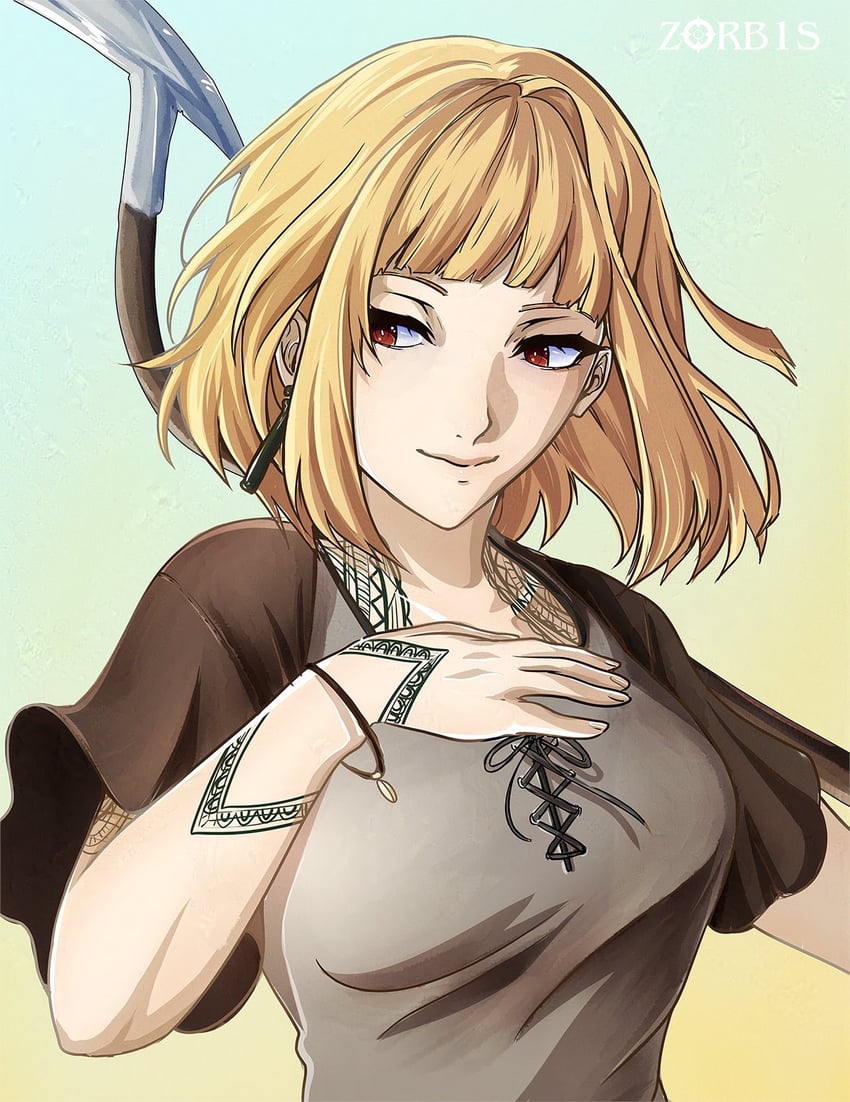 manah (drag-on dragoon and 1 more) drawn by zorb11s