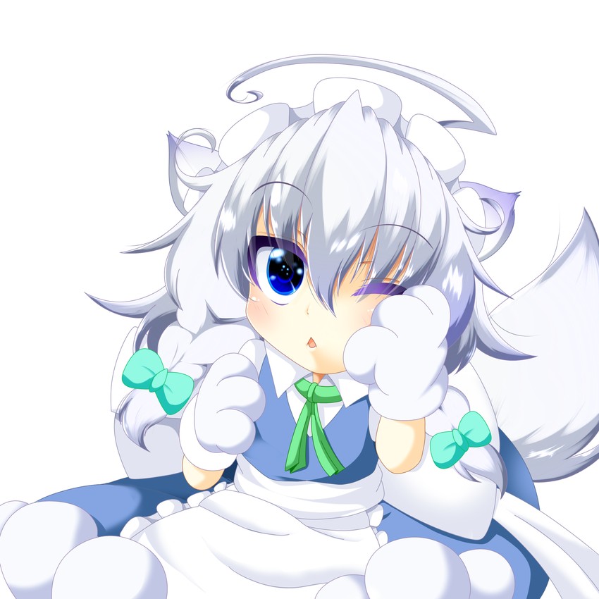 izayoi sakuya and inu sakuya (touhou) drawn by muumuu_(sirufuruteienn)