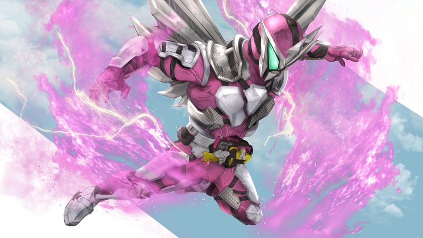 kamen rider jin (kamen rider and 1 more) drawn by tsubasansan
