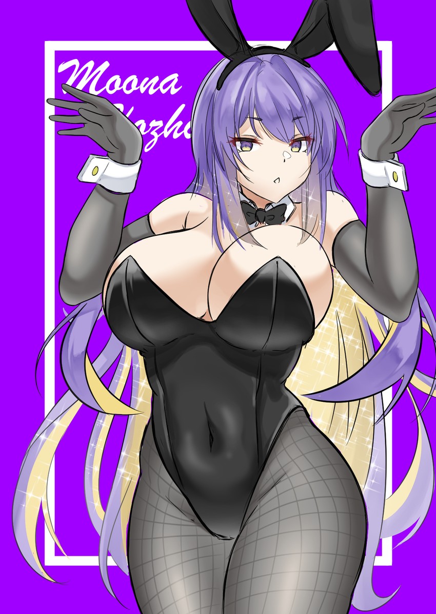 moona hoshinova (hololive and 1 more) drawn by red_chan