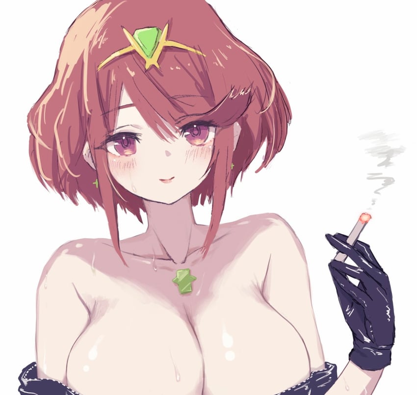 pyra (xenoblade chronicles and 1 more) drawn by takumi_(user_xmwf4727)