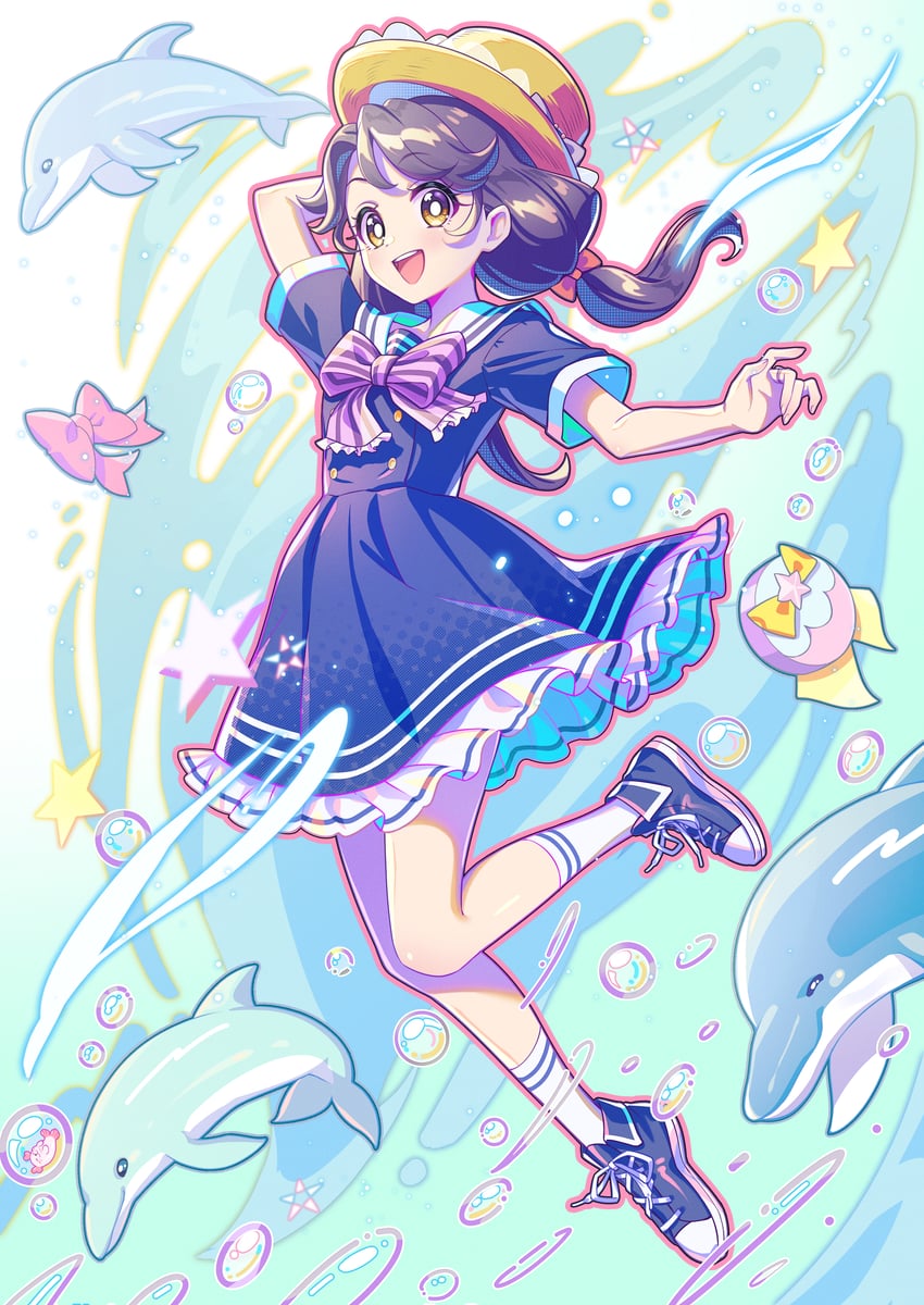 suzumura sango (precure and 1 more) drawn by rice_rabbit22