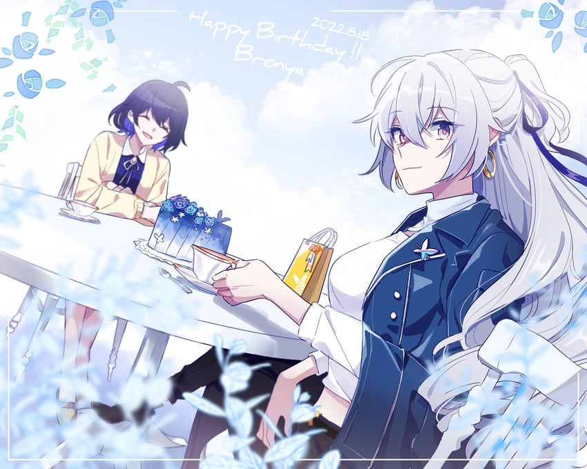 bronya zaychik and seele vollerei (honkai and 1 more) drawn by 6_(yuchae)