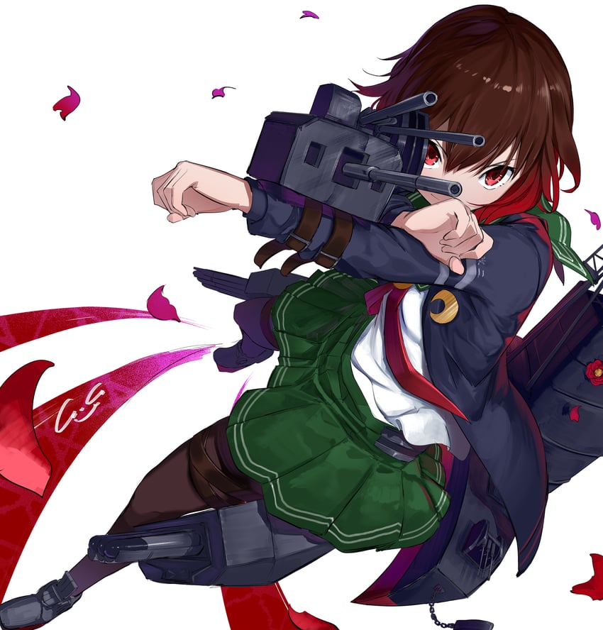 mutsuki and mutsuki kai ni (kantai collection) drawn by gegesan
