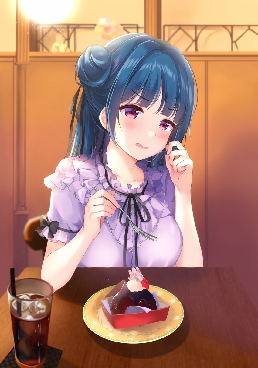 tsushima yoshiko (love live! and 1 more) drawn by depe