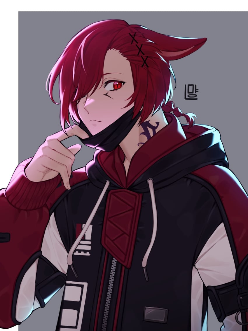 g'raha tia (final fantasy and 1 more) drawn by millia_o3o