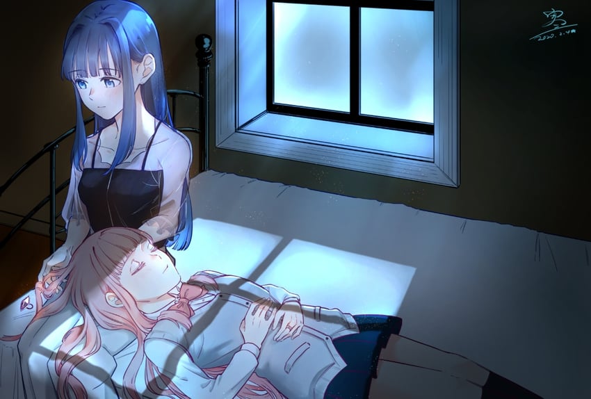 tamaki iroha and nanami yachiyo (mahou shoujo madoka magica and 1 more) drawn by muhan1234567